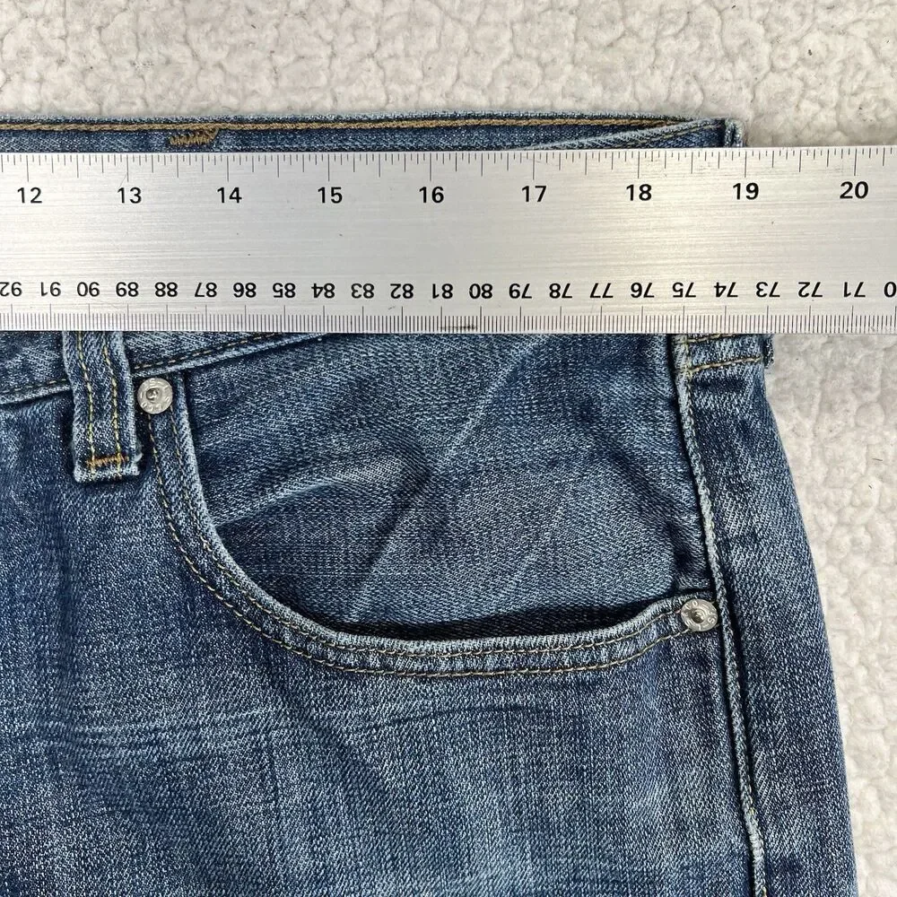 Levi’s 501 Jeans‎ Men’s 38x32 Blue Straight Leg Button Fly Grunge Y2K Skater